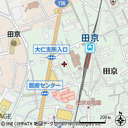 静岡県伊豆の国市田京264-25周辺の地図