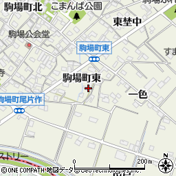 愛知県豊田市駒場町東113周辺の地図