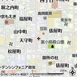 リソシエ・アージュ御所南周辺の地図