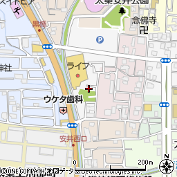 京都府京都市右京区太秦安井池田町14-3周辺の地図