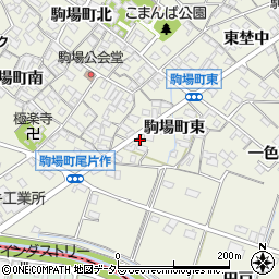 愛知県豊田市駒場町東59-2周辺の地図