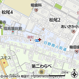 滋賀県蒲生郡日野町松尾1537周辺の地図