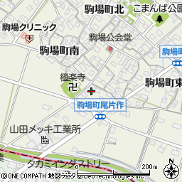 愛知県豊田市駒場町東30周辺の地図