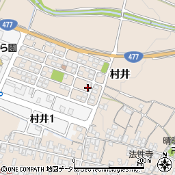 滋賀県蒲生郡日野町村井1010周辺の地図