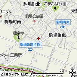 愛知県豊田市駒場町東47周辺の地図