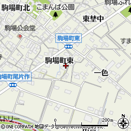 愛知県豊田市駒場町東134周辺の地図
