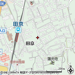 静岡県伊豆の国市田京664-17周辺の地図