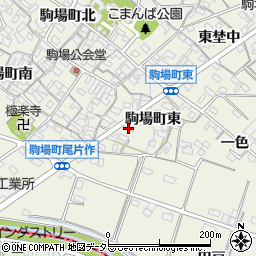 愛知県豊田市駒場町東60周辺の地図