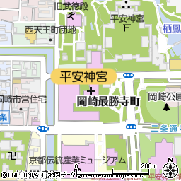 京都市美術館別館周辺の地図