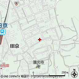 静岡県伊豆の国市田京659-16周辺の地図