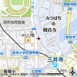 滋賀県大津市大門通16-58周辺の地図