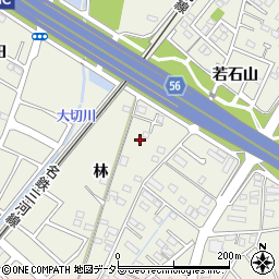 愛知県豊田市花園町林179周辺の地図
