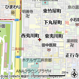 京都府京都市中京区薬屋町582周辺の地図
