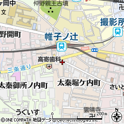 リパーク帷子ノ辻駅南駐車場周辺の地図