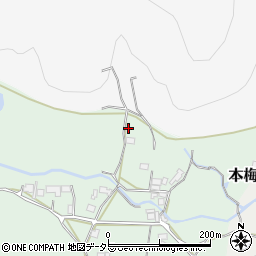 京都府亀岡市本梅町西加舎苔ノ口周辺の地図