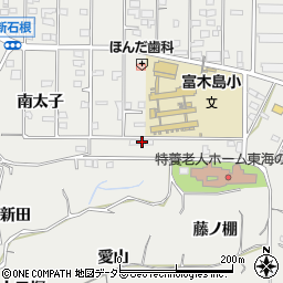 愛知県東海市富木島町手代周辺の地図