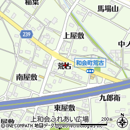 愛知県豊田市和会町荒古26-2周辺の地図