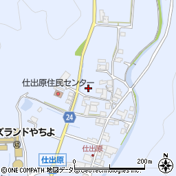 兵庫県多可郡多可町八千代区仕出原周辺の地図