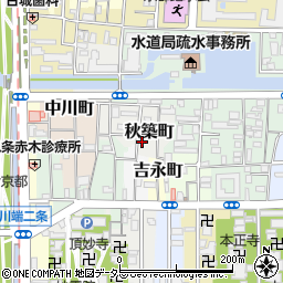 京都府京都市左京区秋築町246周辺の地図