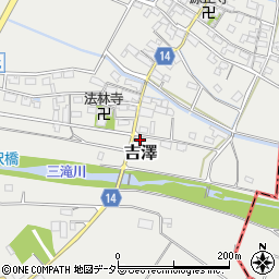 三重県三重郡菰野町吉澤1207周辺の地図