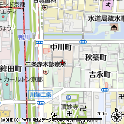 京都府京都市左京区大文字町周辺の地図
