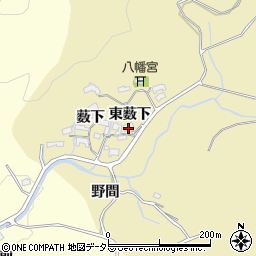 愛知県岡崎市丹坂町東薮下周辺の地図