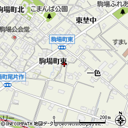 愛知県豊田市駒場町東132周辺の地図