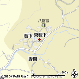 愛知県岡崎市丹坂町（東薮下）周辺の地図