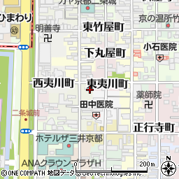 京都府京都市中京区薬屋町580周辺の地図