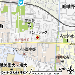 西日本電信電話嵯峨別館周辺の地図