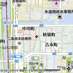 京都府京都市左京区秋築町231周辺の地図