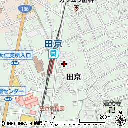 静岡県伊豆の国市田京668-5周辺の地図