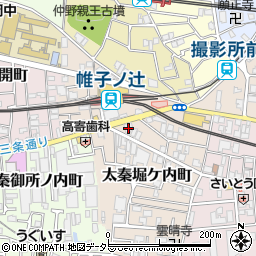 滋賀銀行太秦支店周辺の地図