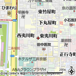 京都茶の宿七十七周辺の地図