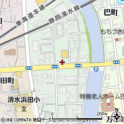 静岡県静岡市清水区千歳町周辺の地図