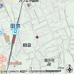 静岡県伊豆の国市田京657-35周辺の地図