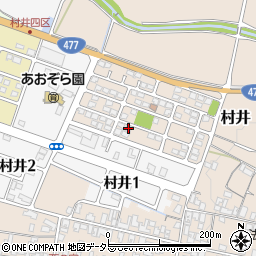 滋賀県蒲生郡日野町村井990-49周辺の地図