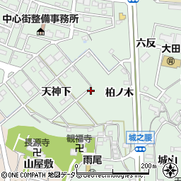 愛知県東海市大田町天神下17周辺の地図