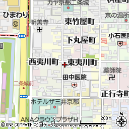 京都府京都市中京区薬屋町577周辺の地図