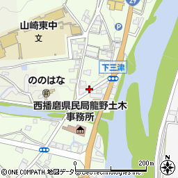 兵庫県宍粟市山崎町三津323周辺の地図