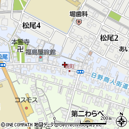 滋賀県蒲生郡日野町松尾1565周辺の地図