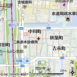 京都府京都市左京区大文字町168-1周辺の地図
