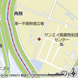 愛知県刈谷市泉田町下中割周辺の地図