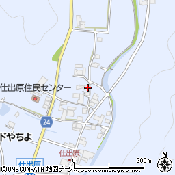 兵庫県多可郡多可町八千代区仕出原240周辺の地図