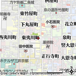 京都 夷川餃子 なかじま周辺の地図