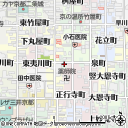 京都府京都市中京区泉町周辺の地図