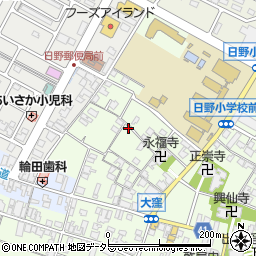滋賀県蒲生郡日野町大窪467周辺の地図