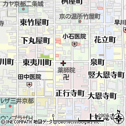 京都府京都市中京区泉町周辺の地図