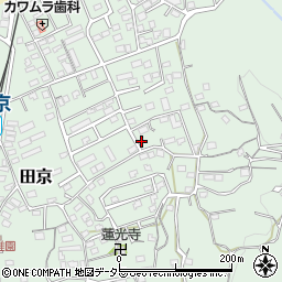 静岡県伊豆の国市田京634周辺の地図
