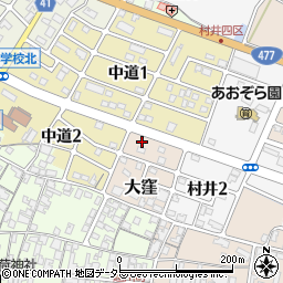 滋賀県蒲生郡日野町大窪2003周辺の地図